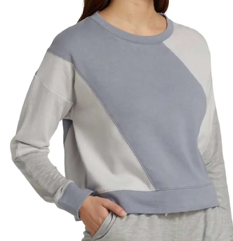 Morning Star Pullover In Sky