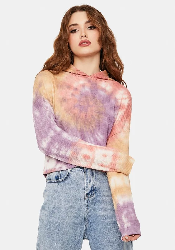 Tie Dye Pullover Sweatshirt