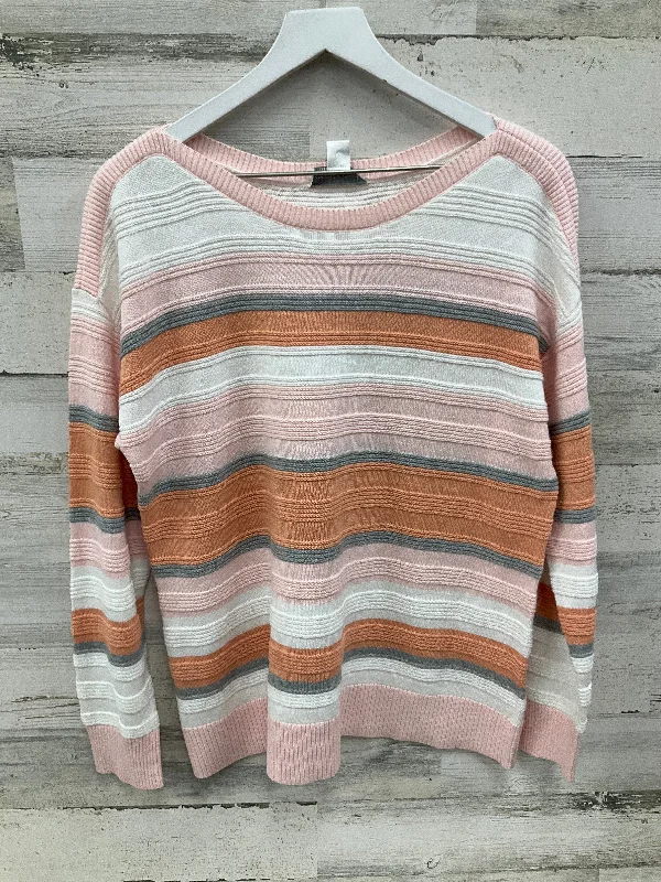 Sweater By Christopher And Banks In Pink, Size: L