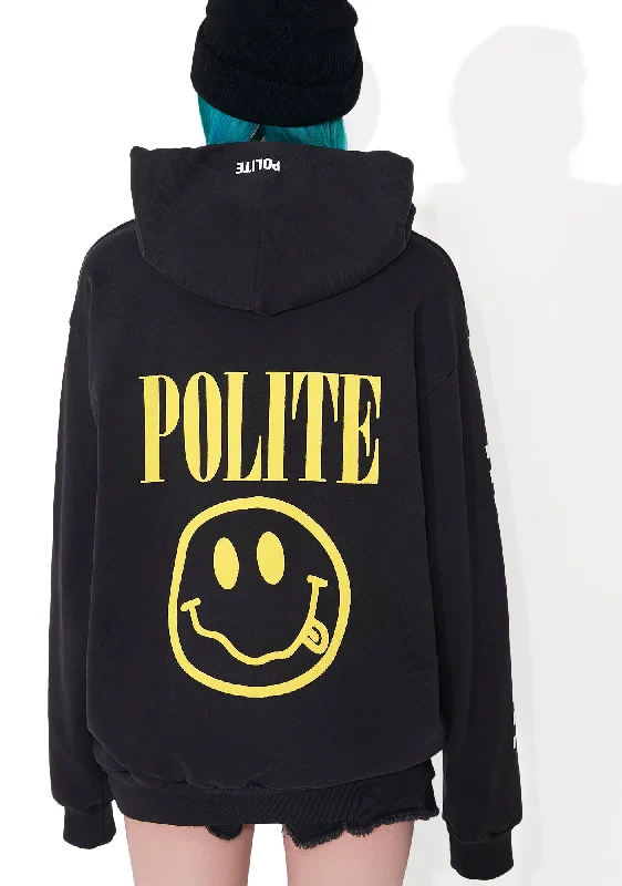 Smiley Pullover Hoodie