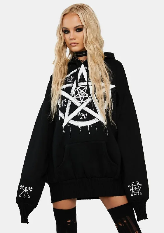 All Seeing Spirit Oversized Pullover Hoodie