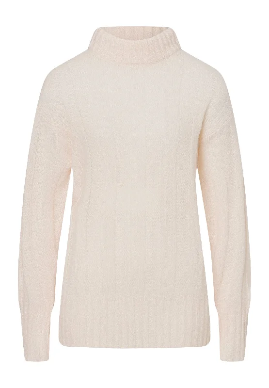 Knits Mockneck Wool Blend Pullover | Warm Sand 78781-1265