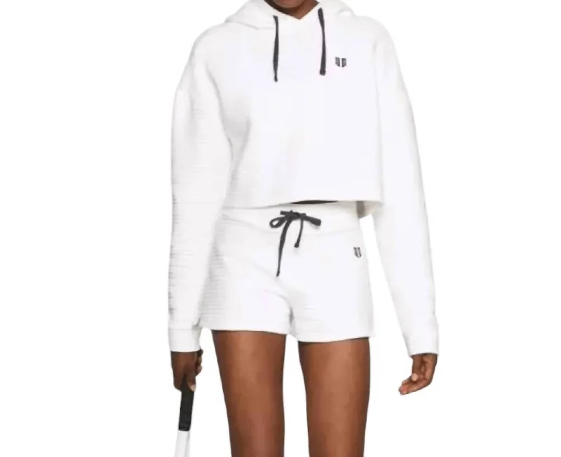 Speedwalk Pullover Hoodie In White