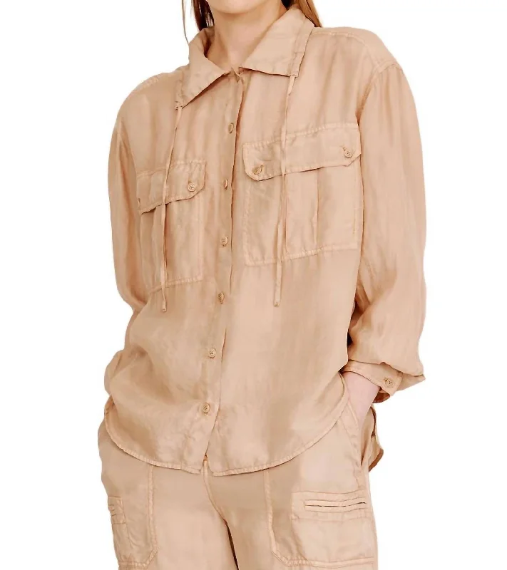 Westwood Shirt Jacket In Khaki