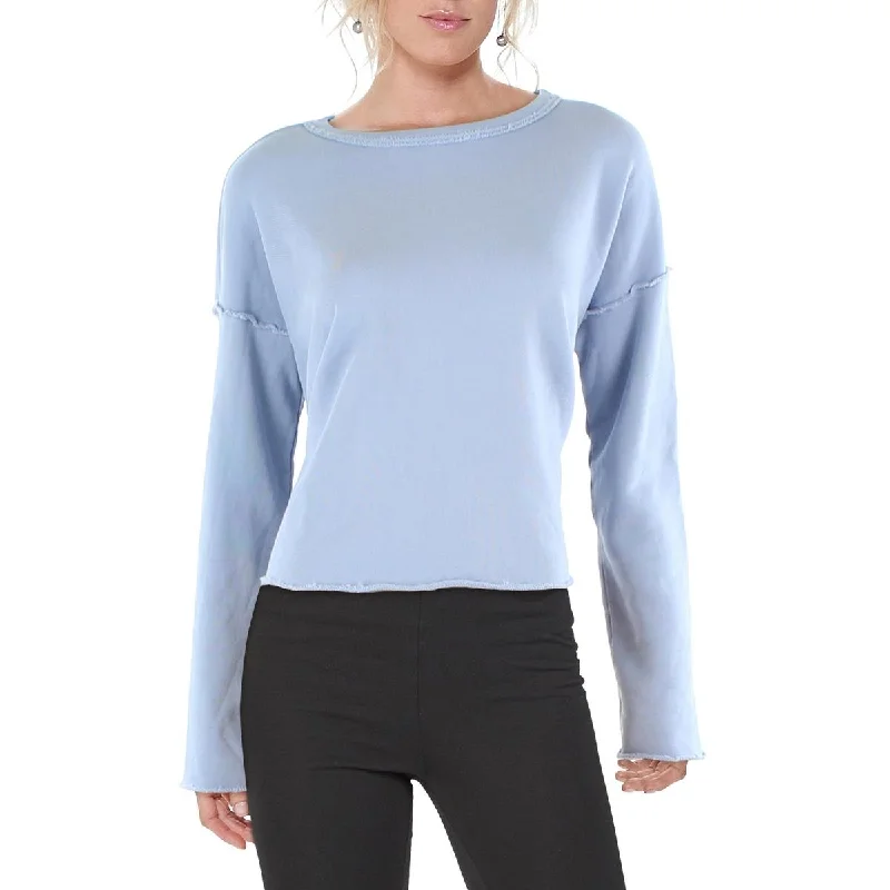 Womens Organic Cotton Crew Neck Pullover Top