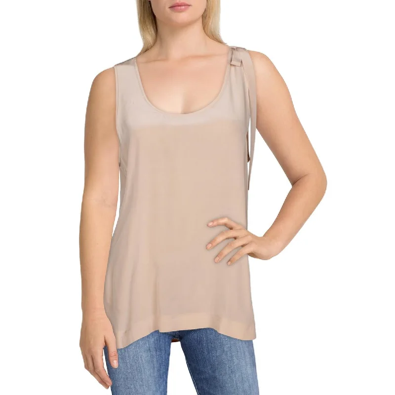 Womens Silk Dress Pullover Top