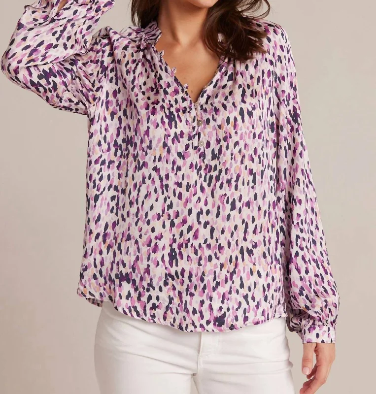 Raglan Sleeve Pullover In Confetti