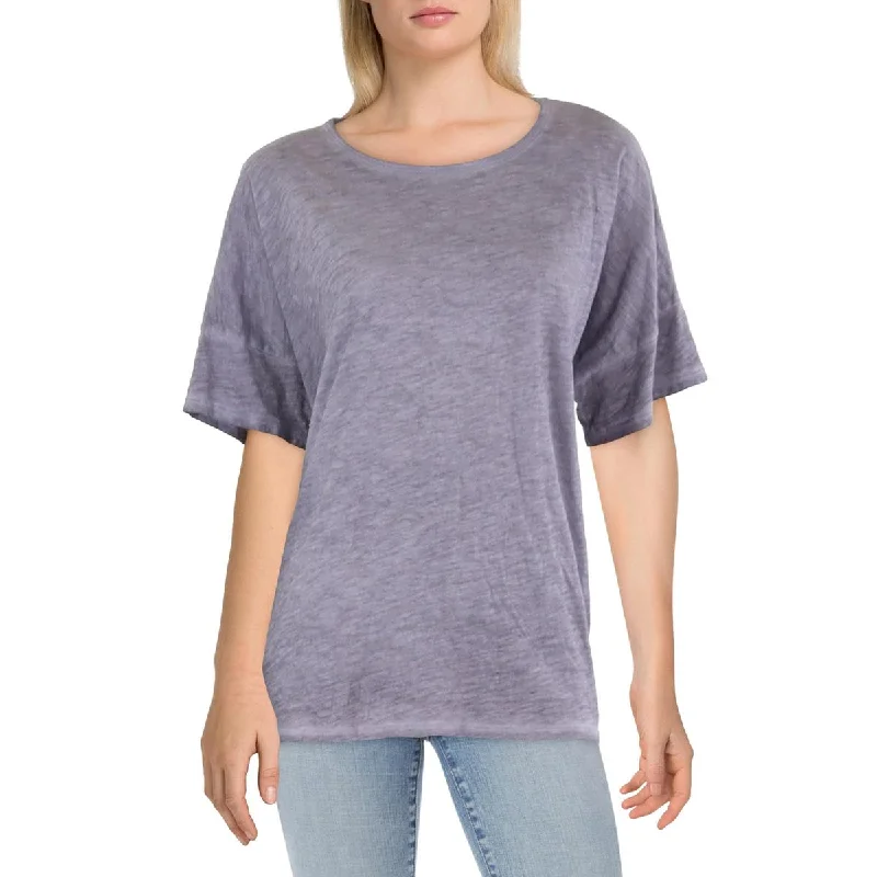 Womens Cotton Boxy Pullover Top