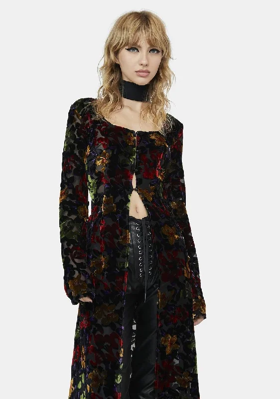 Lean On Me Velvet Duster