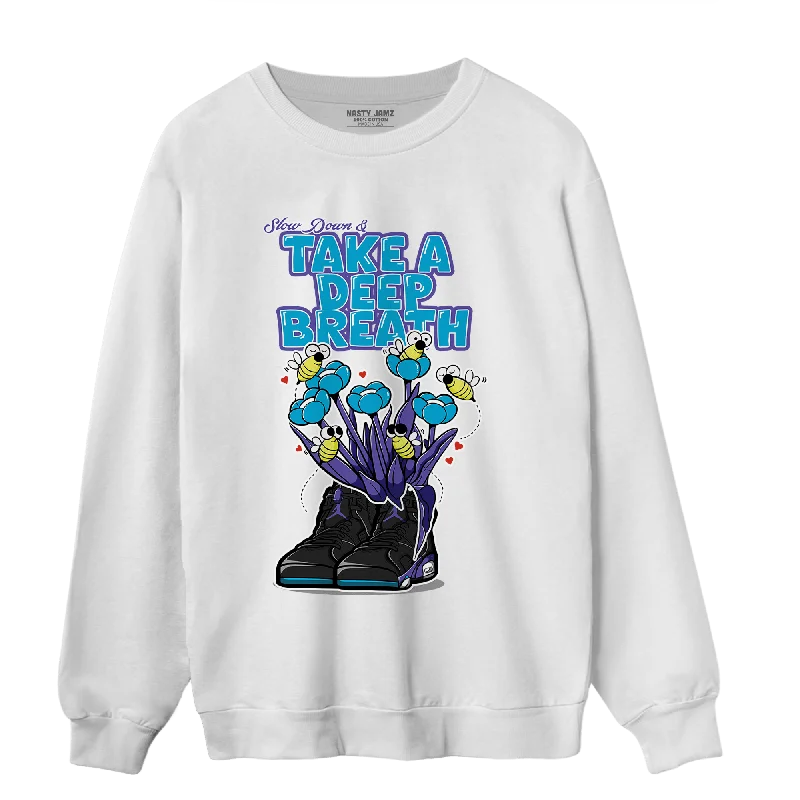 NastyJamz Aqua 6s Sweatshirt Match Bee Sneaker