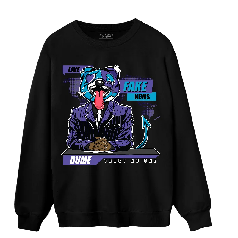 NastyJamz Aqua 6s Sweatshirt Match News Presenter BER