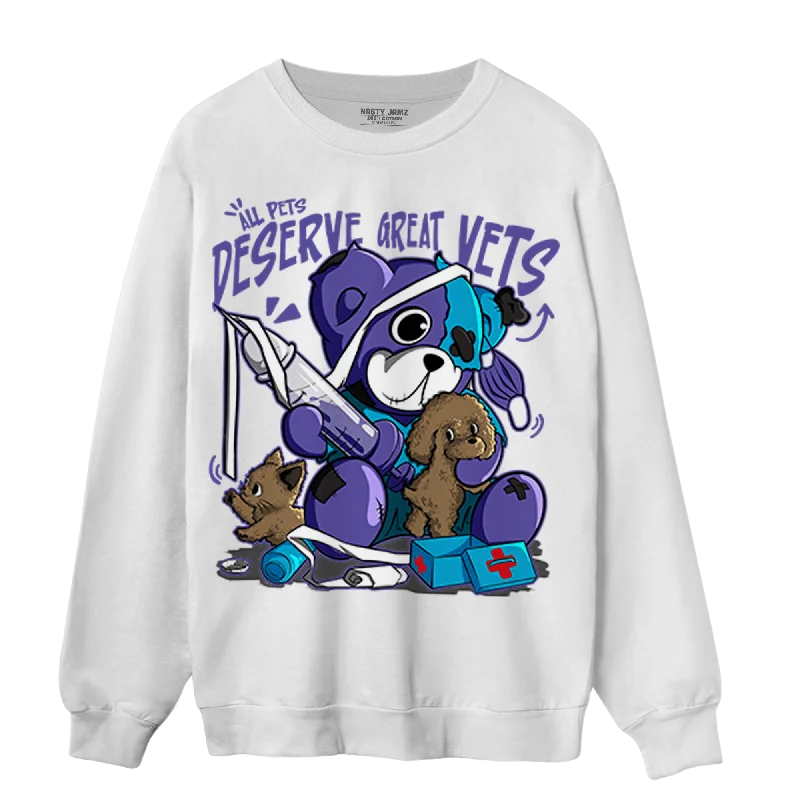 NastyJamz Aqua 6s Sweatshirt Match Veterinary BER