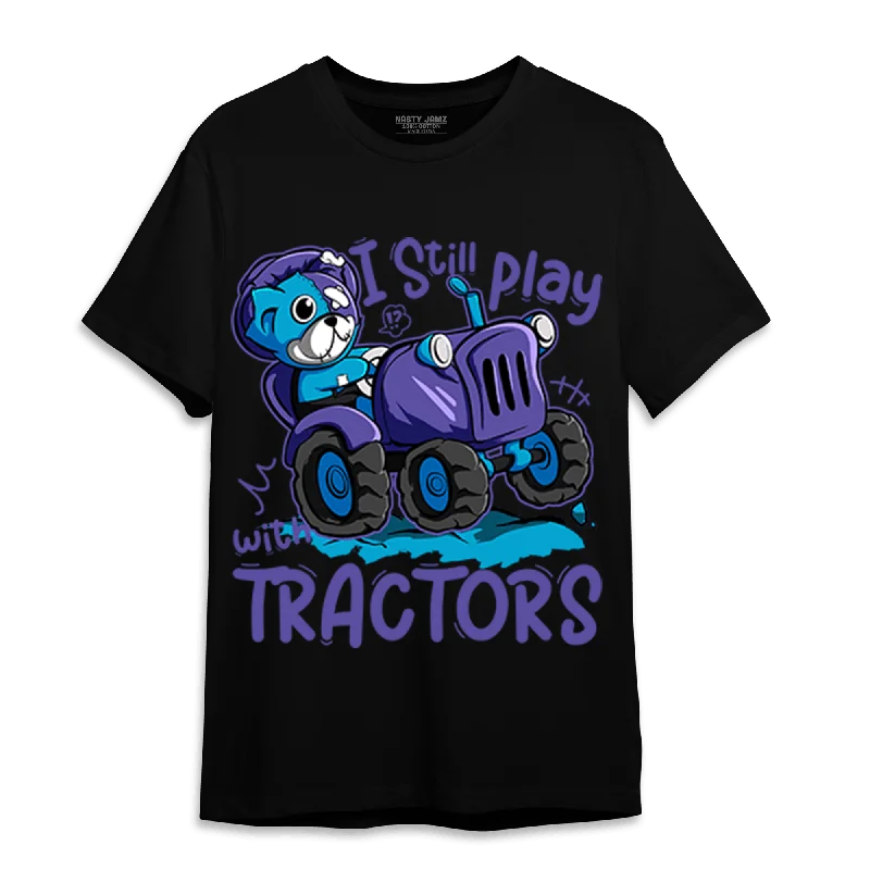 NastyJamz Aqua 6s T-Shirt Match Play With Tractors BER