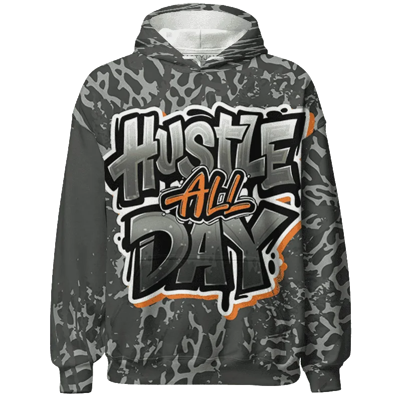 NastyJamz Fear Pack 3s Hoodie Match Hustle All Day All-Over Print