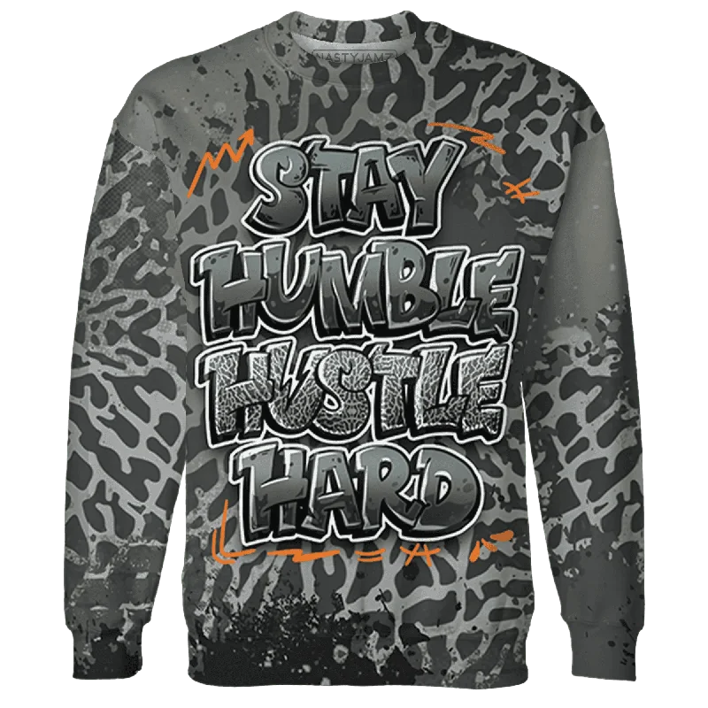 NastyJamz Fear Pack 3s Sweatshirt Match Stay Humble Hustle Hard All-Over Print