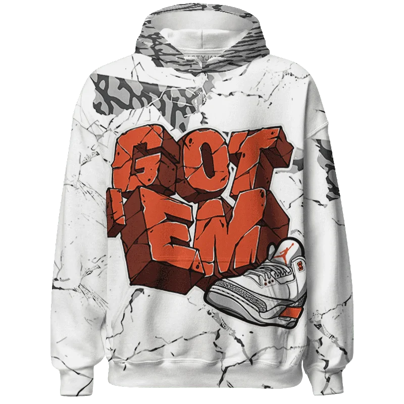 NastyJamz Georgia Peach 3s Hoodie Match Got Em All-Over Print