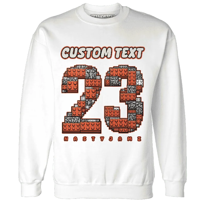 NastyJamz Georgia Peach 3s Sweatshirt Match Number 23 Custom Text