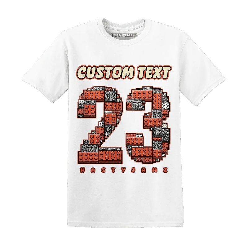 NastyJamz Georgia Peach 3s T-Shirt Match Number 23 Custom Text