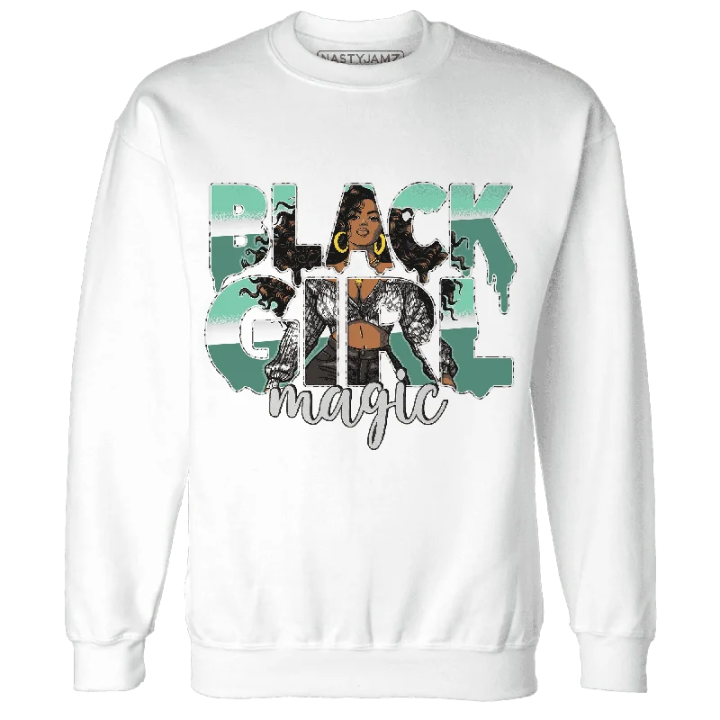 NastyJamz Green Glow 3s Sweatshirt Match Black Girl Magic