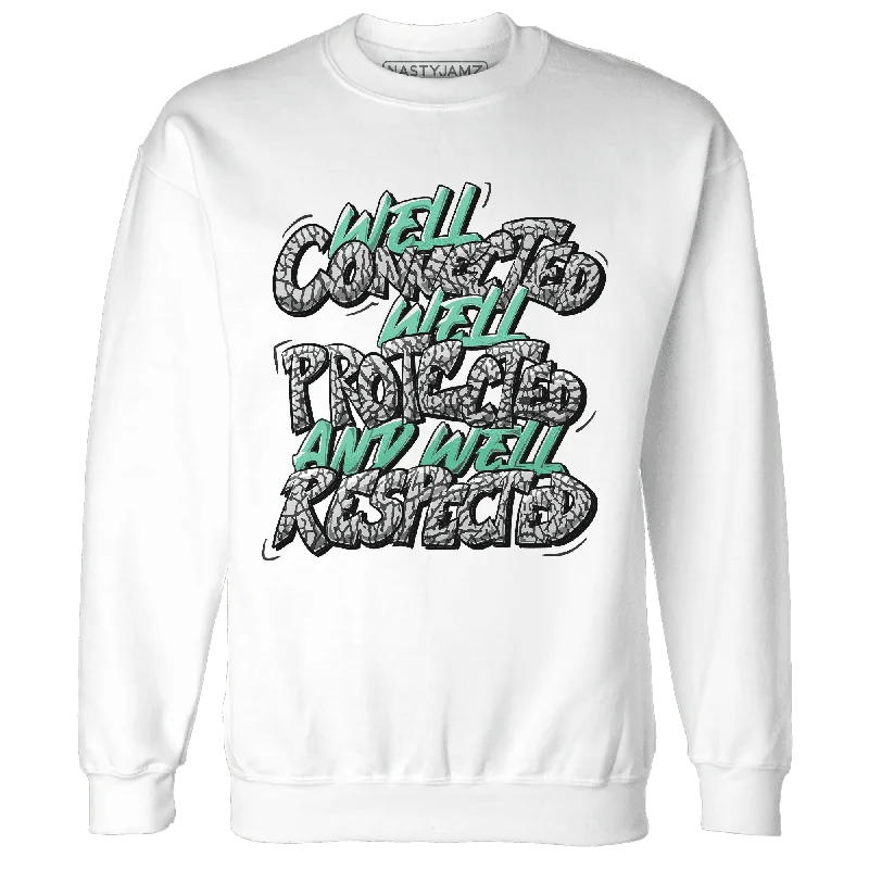 NastyJamz Green Glow 3s Sweatshirt Match WELL