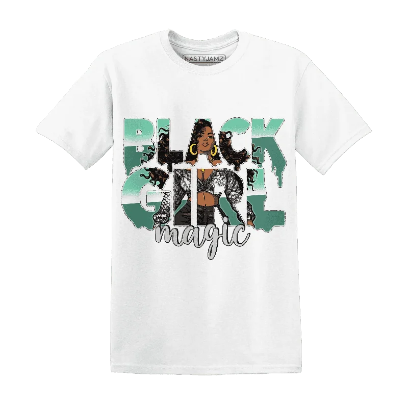 NastyJamz Green Glow 3s T-Shirt Match Black Girl Magic