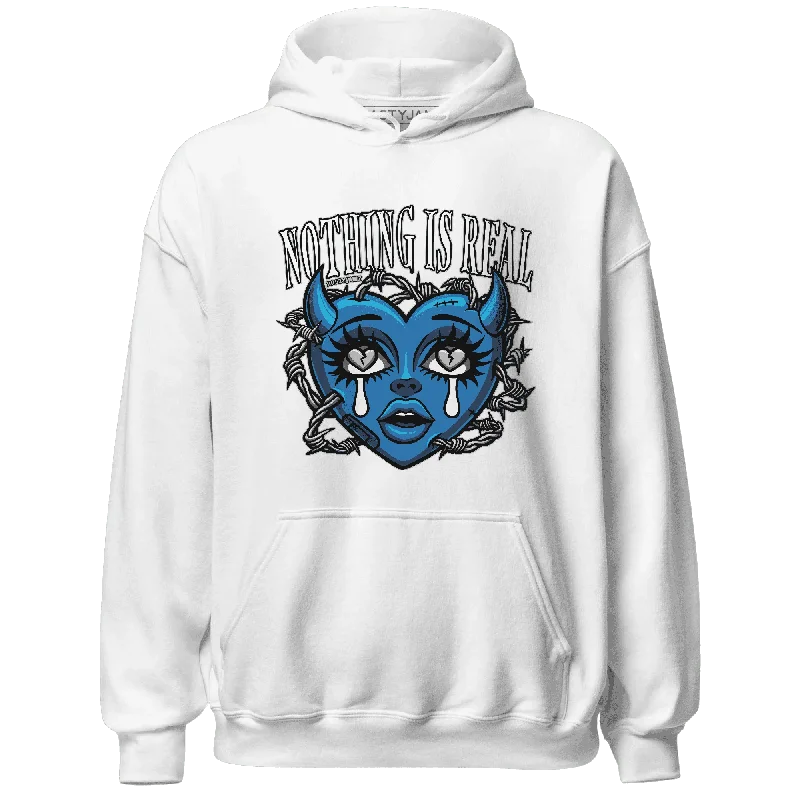 NastyJamz Industrial Blue 4s Hoodie Match Nothing Is Real