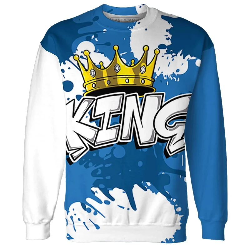 NastyJamz Industrial Blue 4s Sweatshirt Match KING All-Over Print