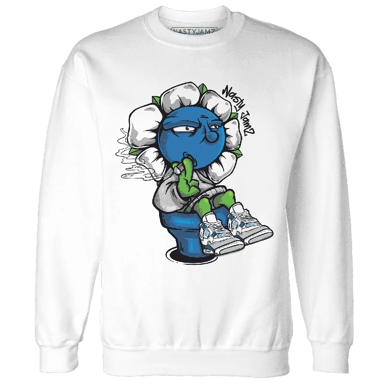 NastyJamz Industrial Blue 4s Sweatshirt Match Rebel Bloom