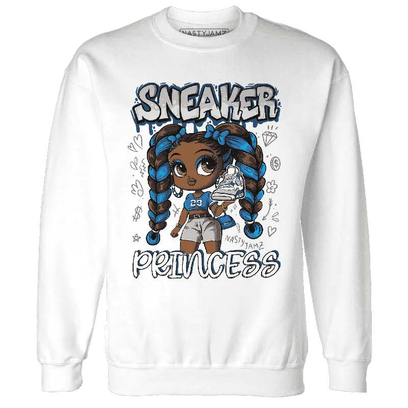 NastyJamz Industrial Blue 4s Sweatshirt Match Sneaker Princess