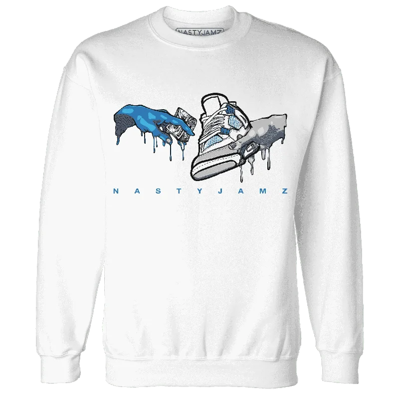 NastyJamz Industrial Blue 4s Sweatshirt Match Take My Money Sneaker