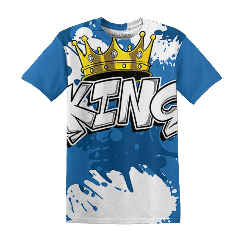 NastyJamz Industrial Blue 4s T-Shirt Match KING All-Over Print