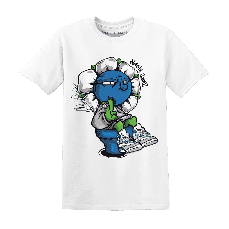 NastyJamz Industrial Blue 4s T-Shirt Match Rebel Bloom