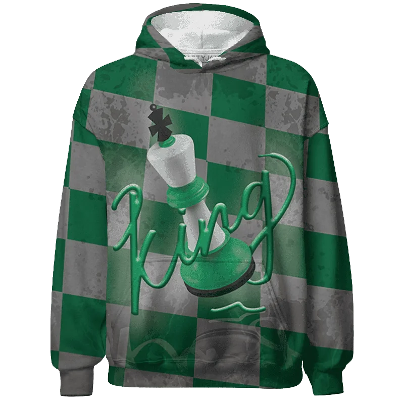 NastyJamz Lucky Green 5s Hoodie Match Black King All-Over Print