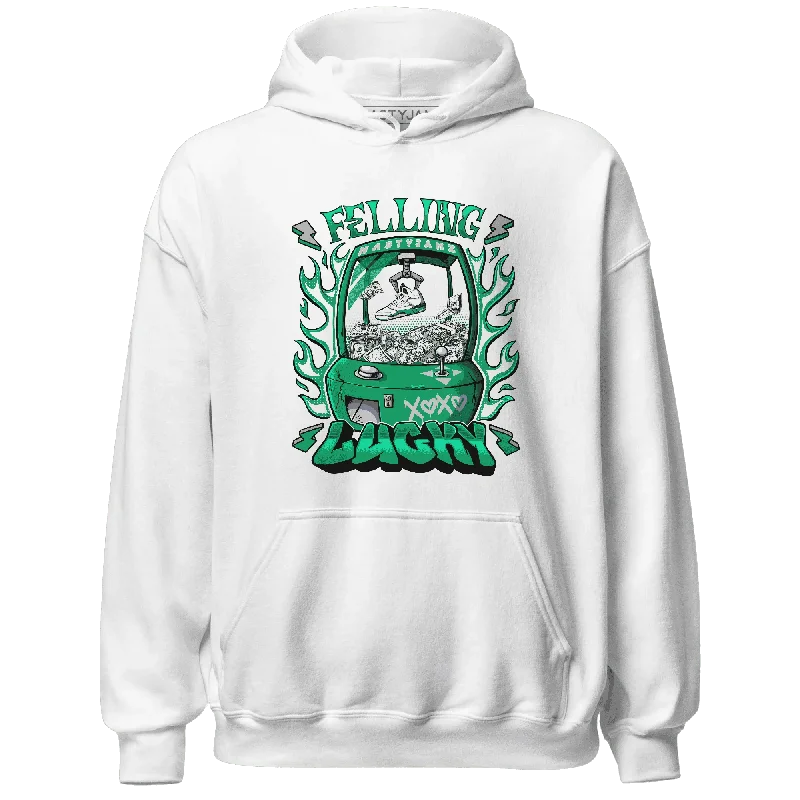 NastyJamz Lucky Green 5s Hoodie Match  Feeling Lucky