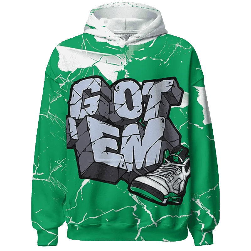 NastyJamz Lucky Green 5s Hoodie Match Got Em All-Over Print