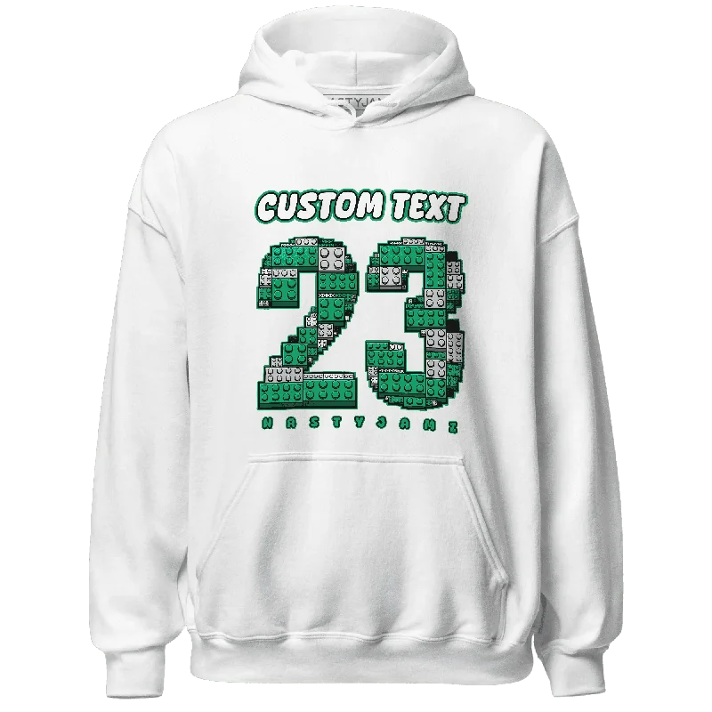 NastyJamz Lucky Green 5s Hoodie Match Number 23 Custom Text