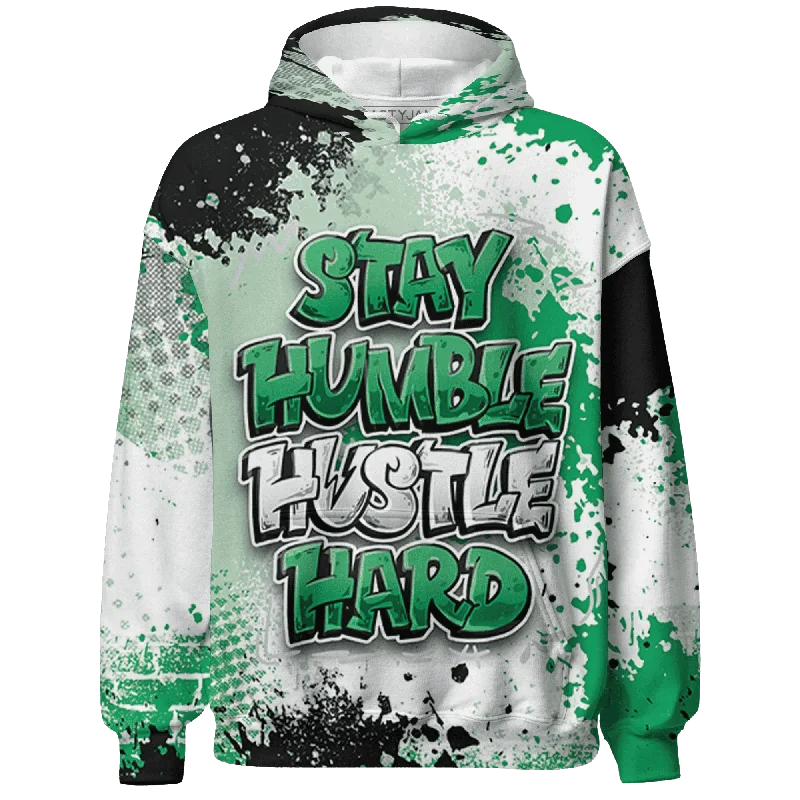 NastyJamz Lucky Green 5s Hoodie Match Stay Humble Hustle Hard All-Over Print