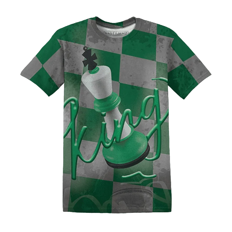 NastyJamz Lucky Green 5s T-Shirt Match Black King All-Over Print