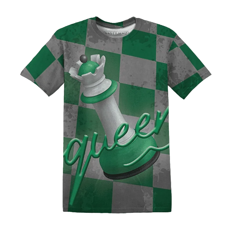 NastyJamz Lucky Green 5s T-Shirt Match Black Queen All-Over Print