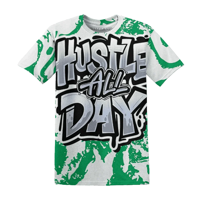 NastyJamz Lucky Green 5s T-Shirt Match Hustle All Day All-Over Print