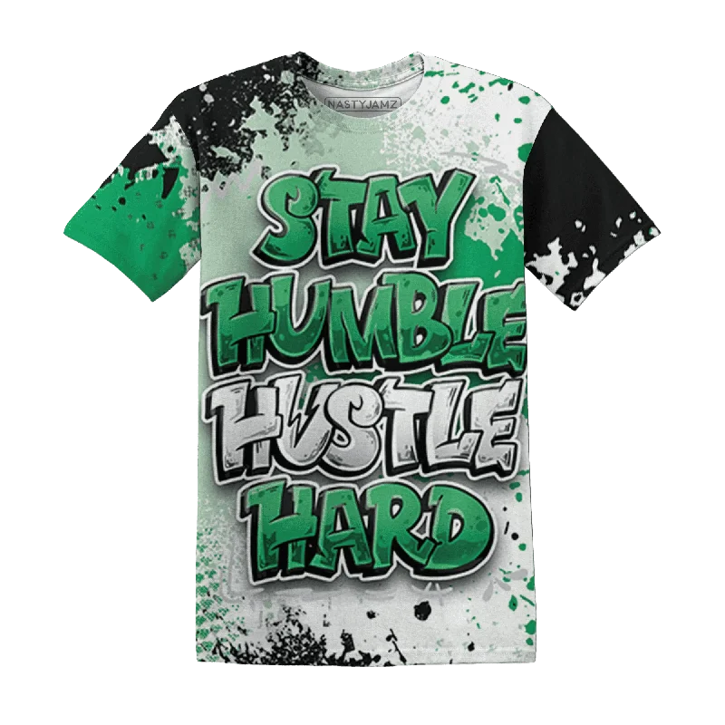 NastyJamz Lucky Green 5s T-Shirt Match Stay Humble Hustle Hard All-Over Print