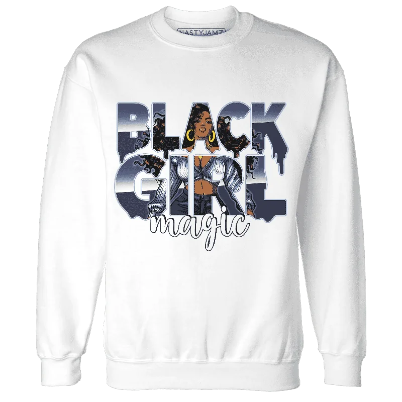 NastyJamz Midnight Navy 5s Sweatshirt Match Black Girl Magic