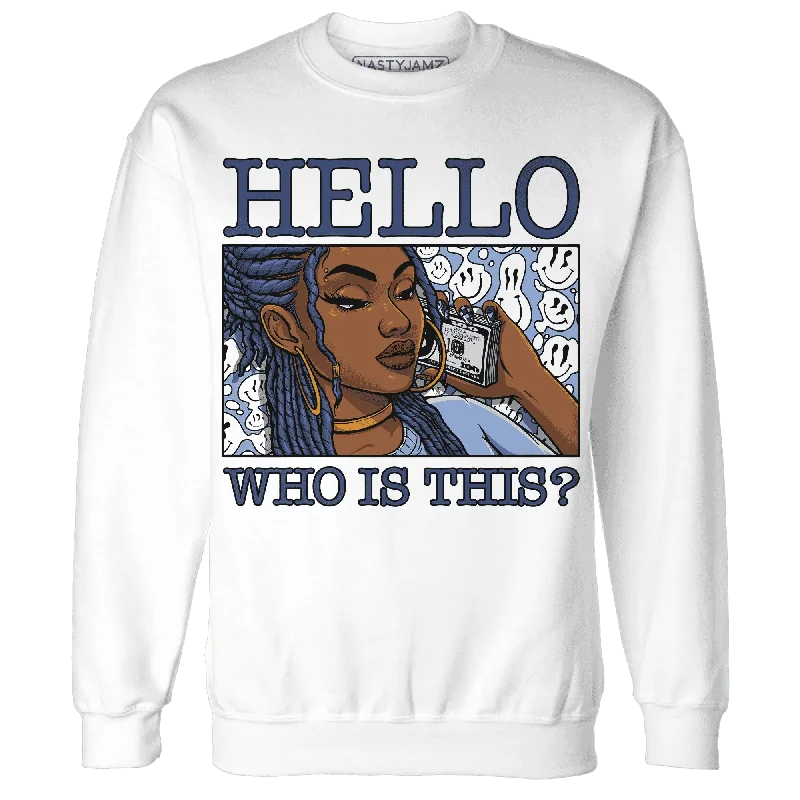 NastyJamz Midnight Navy 5s Sweatshirt Match Hello Girl