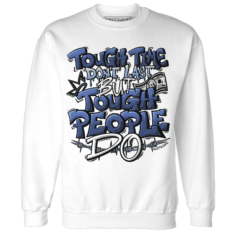 NastyJamz Midnight Navy 5s Sweatshirt Match Tough People Never Fall