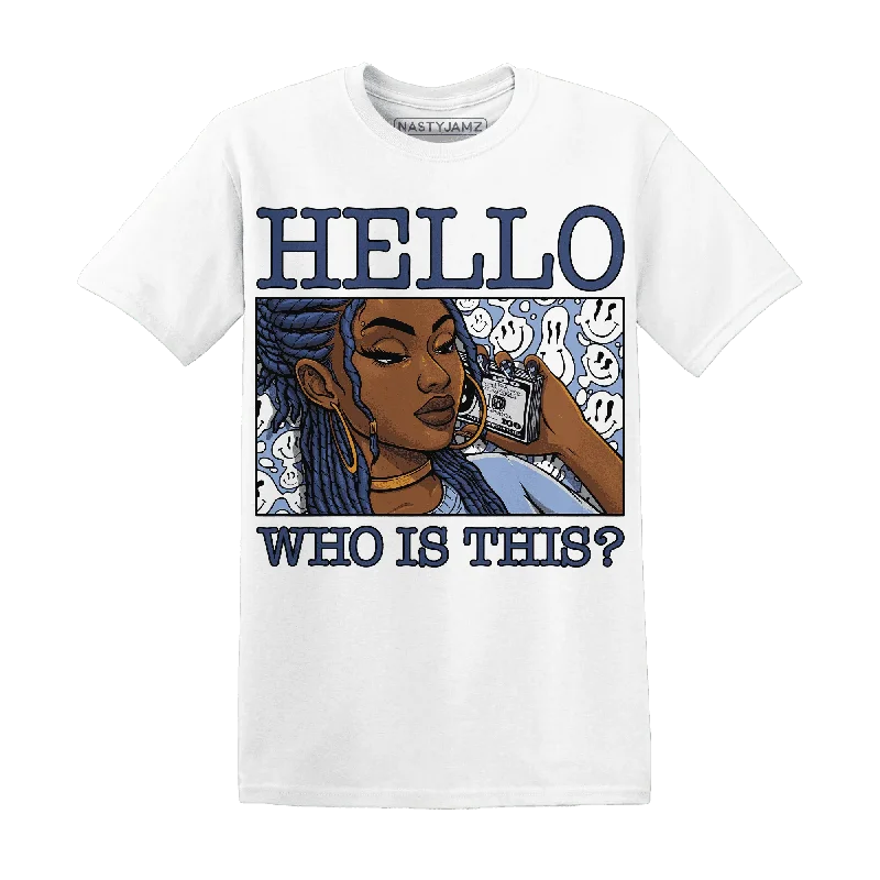 NastyJamz Midnight Navy 5s T-Shirt Match Hello Girl