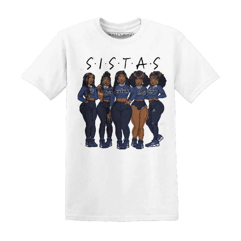 NastyJamz Midnight Navy 5s T-Shirt Match Sistas Melanin Girl