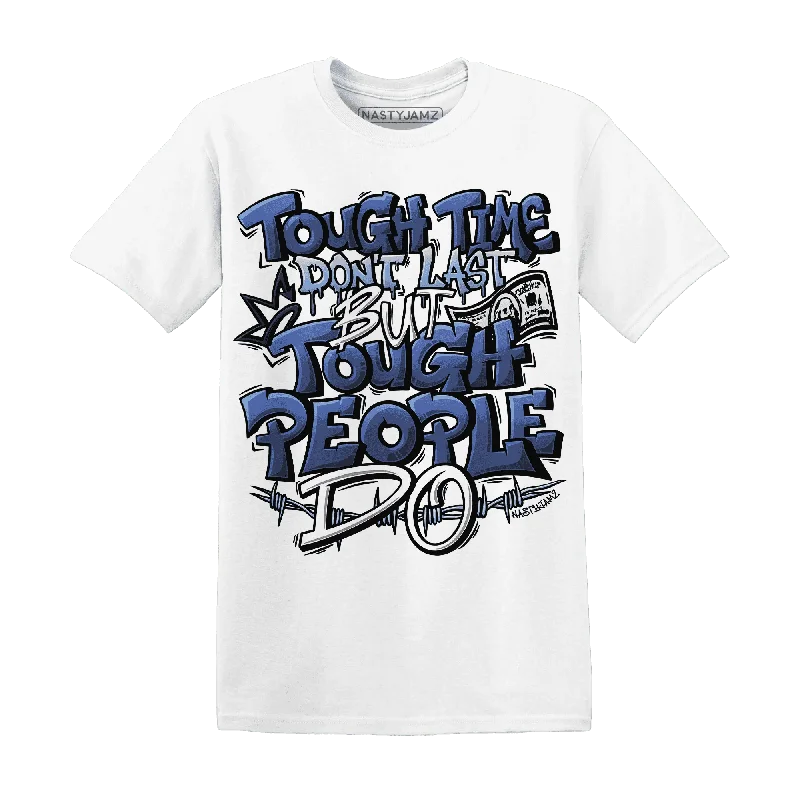 NastyJamz Midnight Navy 5s T-Shirt Match Tough People Never Fall