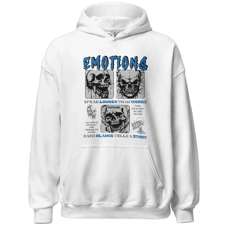 NastyJamz Industrial Blue 4s Hoodie Match Emotions Skull