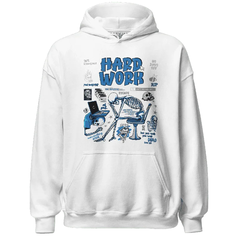 NastyJamz Industrial Blue 4s Hoodie Match Hard Work