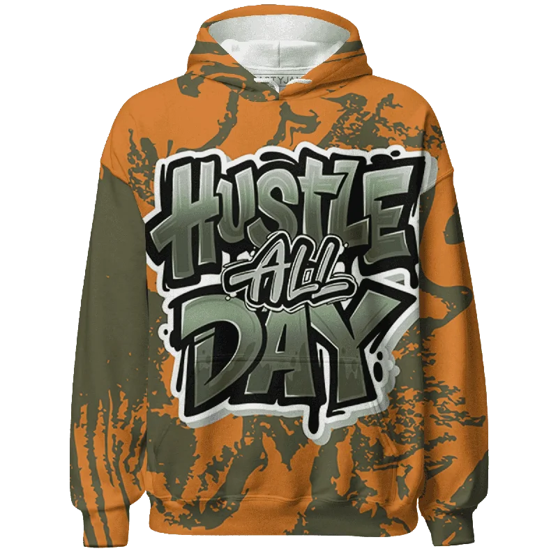 NastyJamz Olive 5s Hoodie Match Hustle All Day All-Over Print